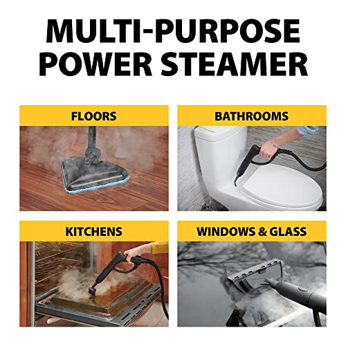 18 Attachments Included Multipurpose Power Steamer P481