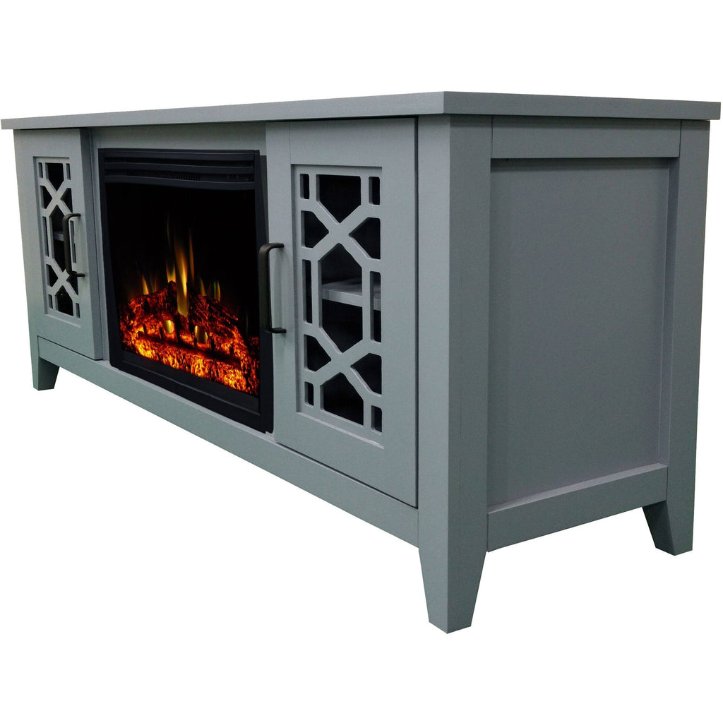Slate Blue Electric Fireplace T193139