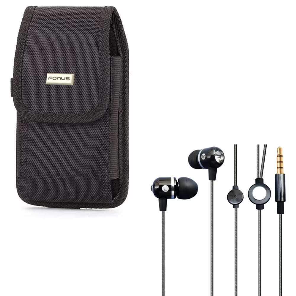 Rugged Case Earbuds Hands-free Earphones with Mic K10257
