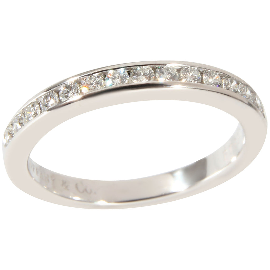 Platinum Wedding Band 0.24 CTW Pre-Owned I48798