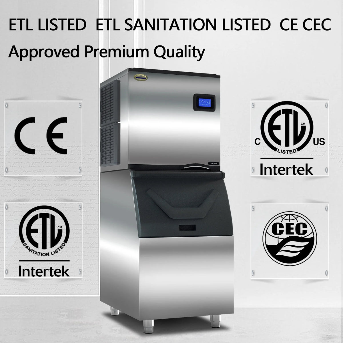 Commercial Ice Maker Machine with Stainless Steel Compressor M122923