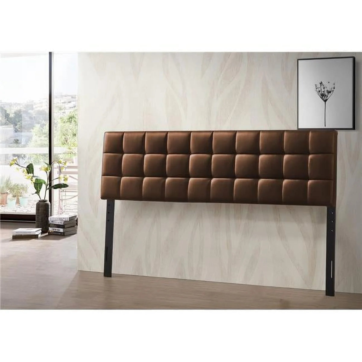 Brown King Size Adjustable Headboard K3430