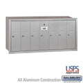 Aluminum Vertical Mailbox 7 Doors G369
