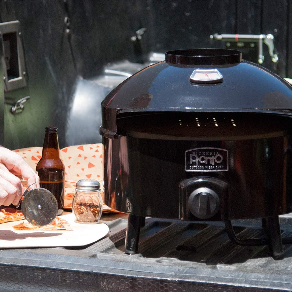 Black Outdoor Pizza Oven L893