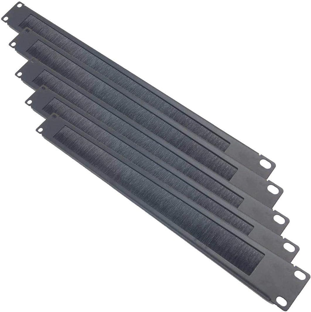 5 Pack 1U Brush Cable Management Panel W530