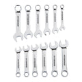 SAE and Metric Combination Wrench Set, 12 Piece X558592