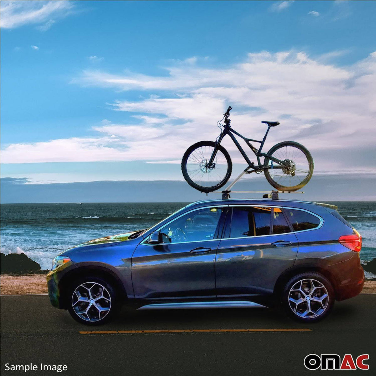 Aluminium Silver Roof Bike Carrier Rack E828
