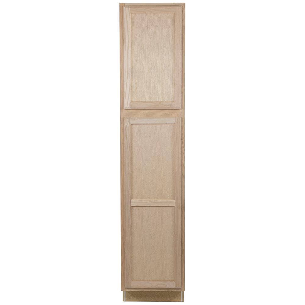 Natural Unfinished Door Pantry Stock Cabinet U88451