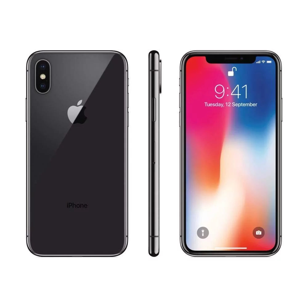 Pre-Owned iPhone X - 64 GB Space Gray B902