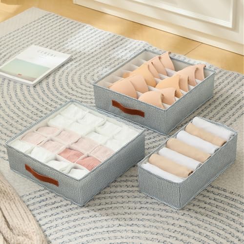 White 60 Cell Fabric Drawer Organizer N798420