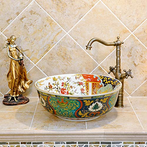 Ceramic Porcelain Round Vessel Sink Bowl G73278