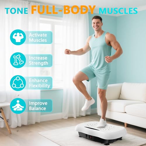Vibration Plate Exercise Machine with 120 Speeds U737