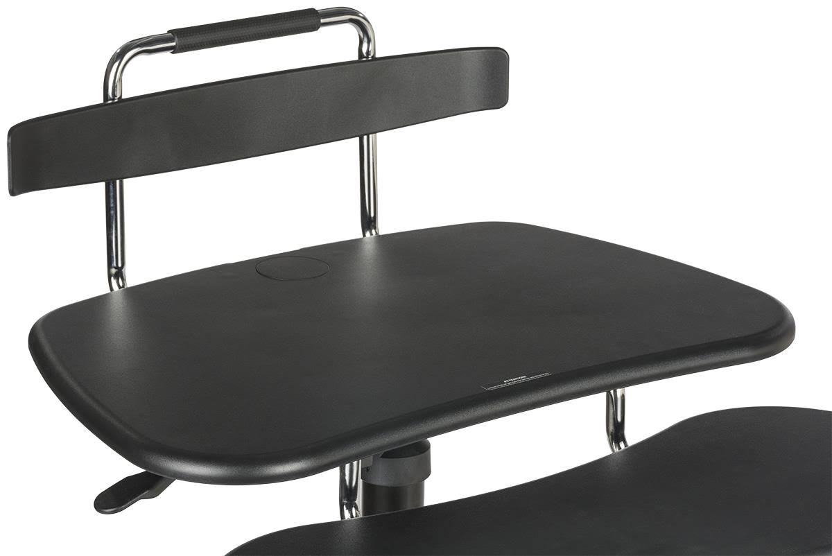 Sit-Stand Mobile Computer Desk Cart with CPU Shelf and Printer A75662