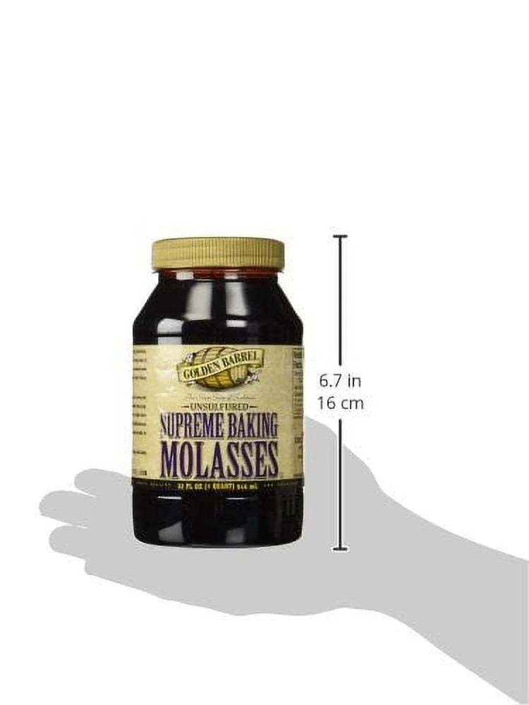 Unsulfured Baking Molasses, 32 Oz. Bottle Case of 12 R5544