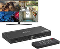HDMI Multiviewer Switch 4x1, 4 in 1 Out with Loop, Audio Extractor, 1080p U279