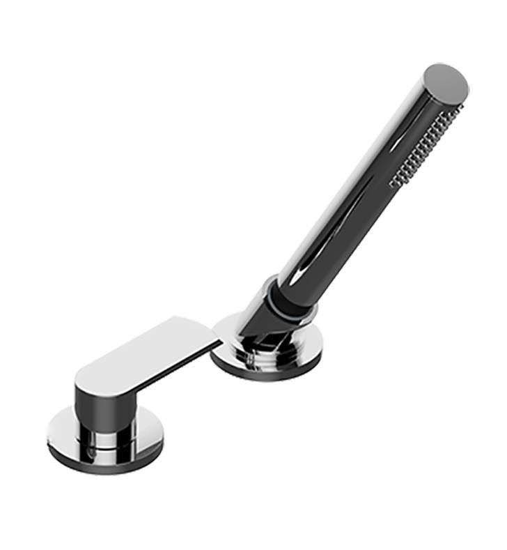 Olive Bronze Contemporary Deck Mounted Handshower and Diverter Set P866748