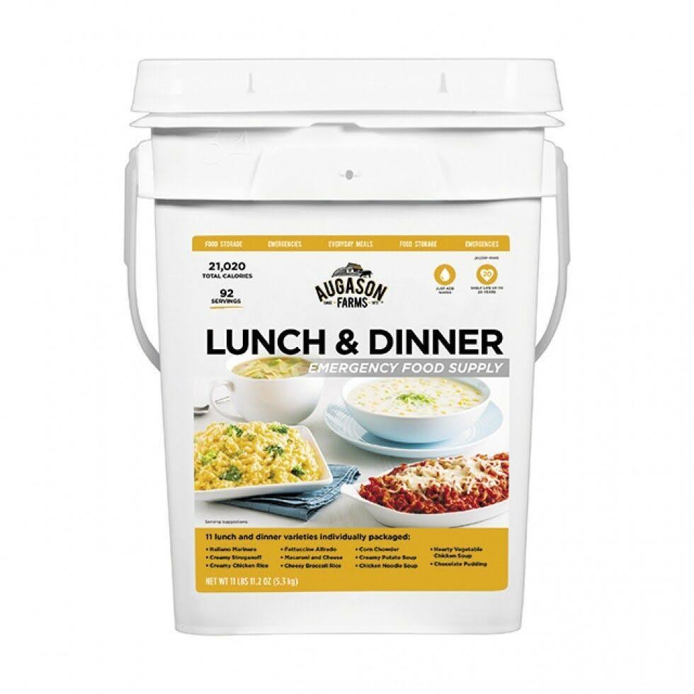 4-Pail Food Variety Kit with Survival Gear T3717