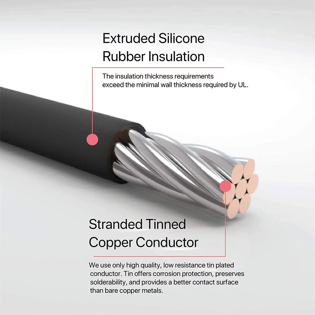 16 Gauge White Silicone Wire 50 Ft X1017
