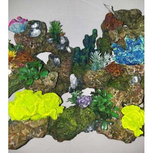 Stone and Coral Aquarium Tank Ornament J30971
