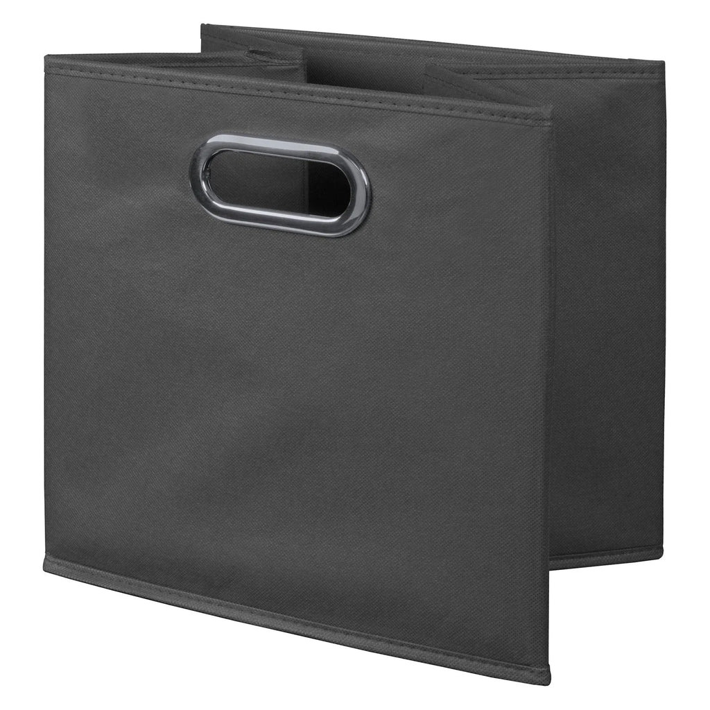 White Storage Sets with Foldable Fabric Storage Bins F96315