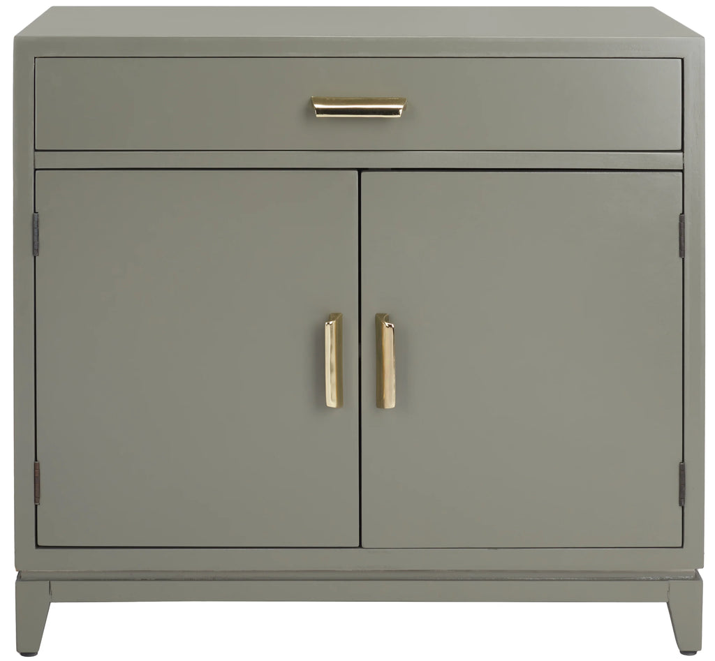 Dark Grey 2 Door 1 Drawer Chest B21338