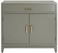 Dark Grey 2 Door 1 Drawer Chest B21338
