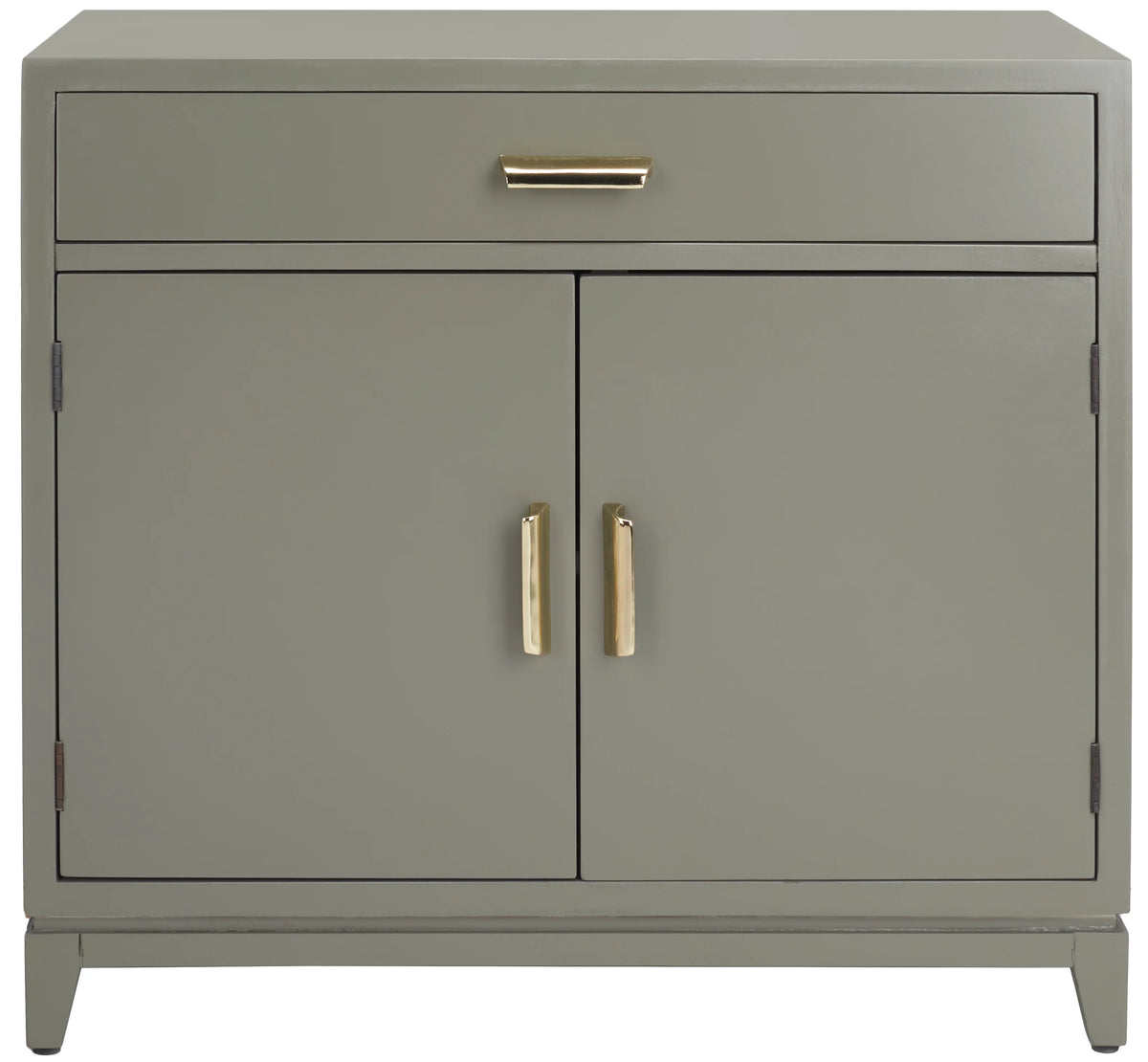 Dark Grey 2 Door 1 Drawer Chest B21338