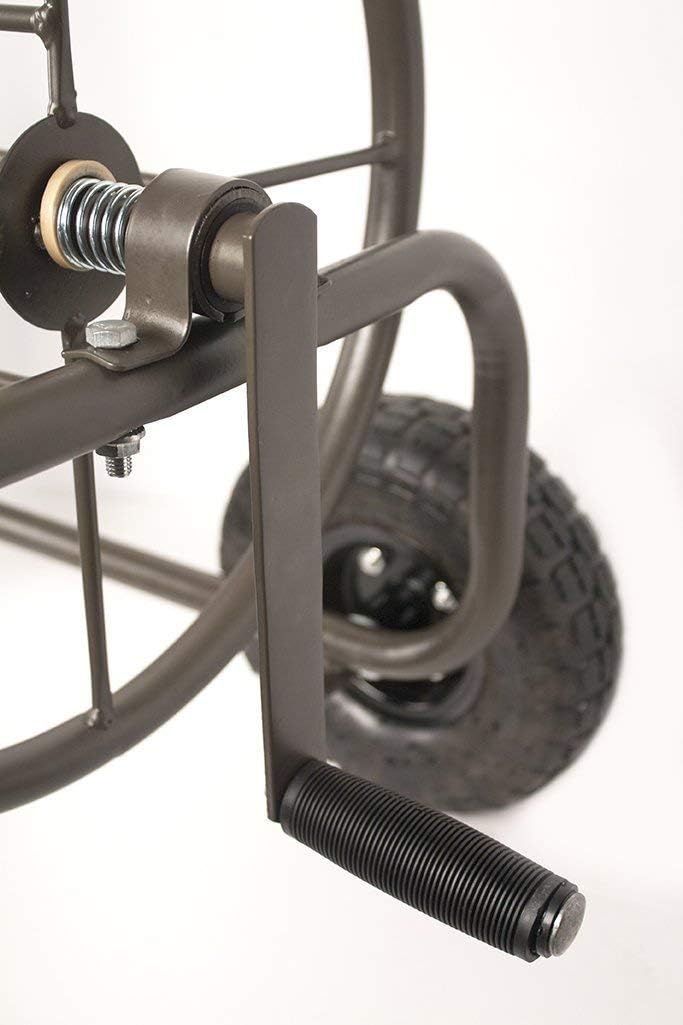 Bronze 4 Wheel Garden Hose Reel Cart R42669