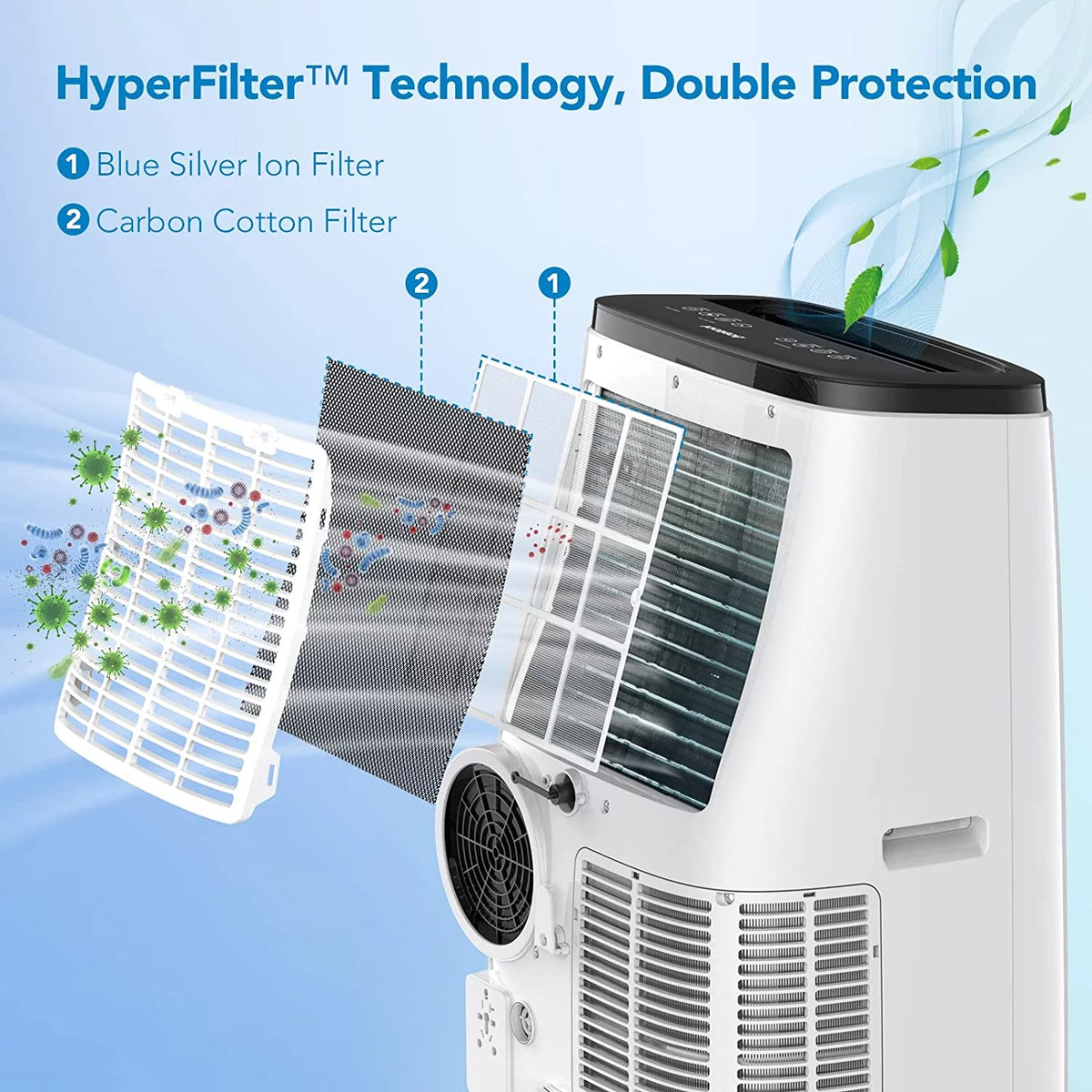 Portable Air Conditioner 8000 BTU White S967800