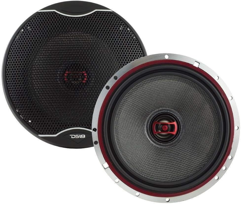 6.5-Inch 3-OHMS Car Coaxial Speaker 400 WATTS Max Set of 2 D362