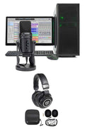 Studio USB Podcast Microphone with Headphones T4556