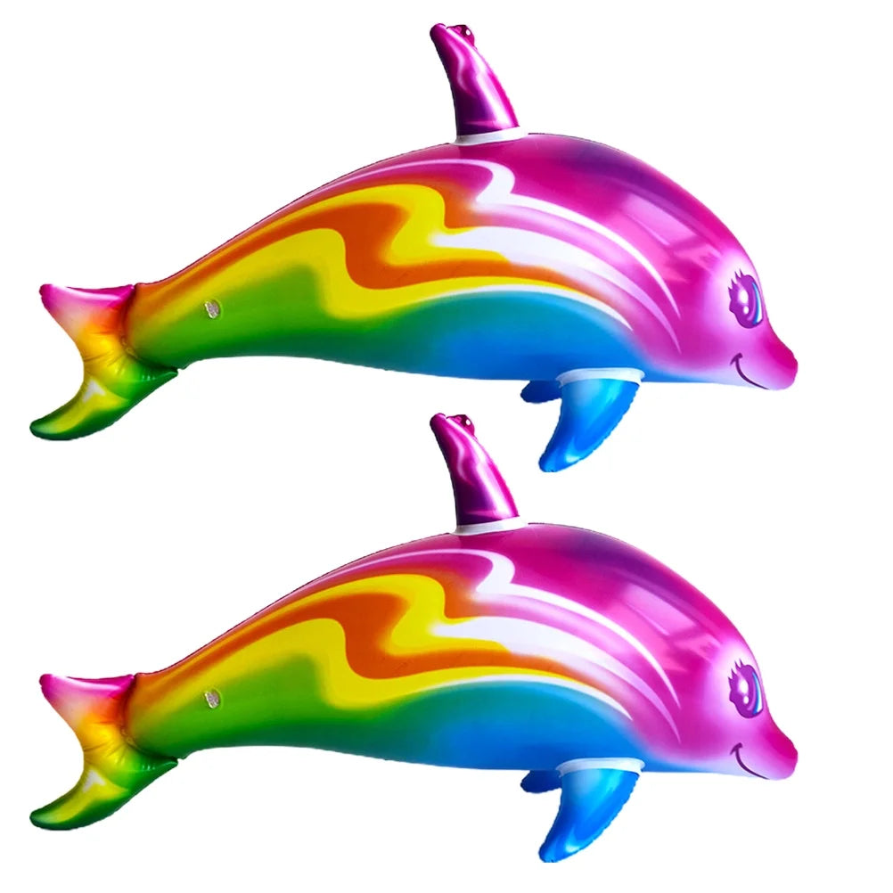 2pcs Big Inflatable Dolphin Toys A4315