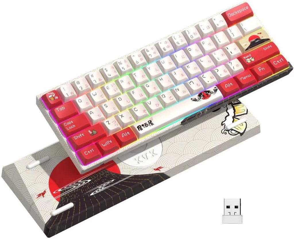 60% Wireless RGB Backlit Mechanical Keyboard P59591