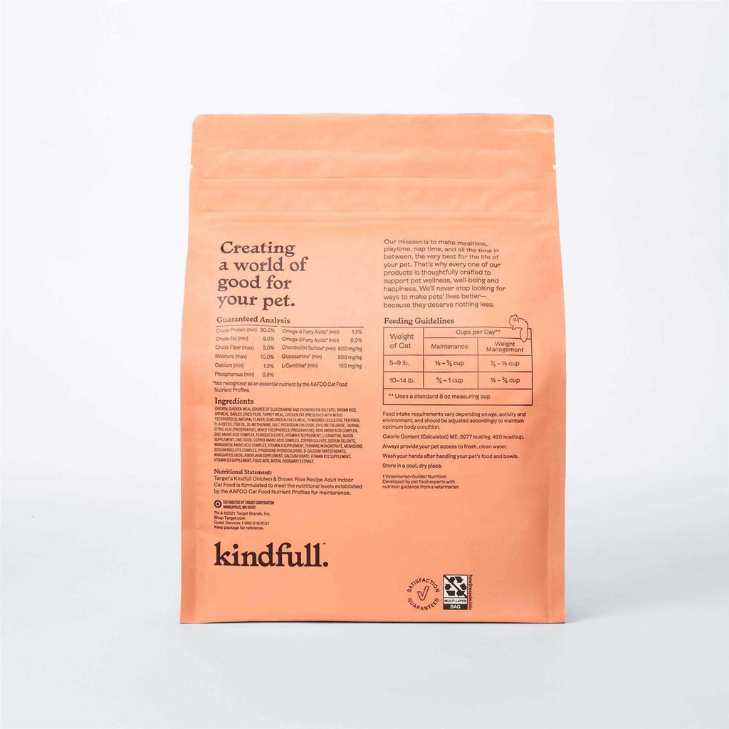 Chicken and Brown Rice Dry Cat Food K6824