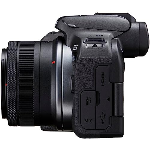 Mirrorless Camera with 18-45mm Lens, 2X 64GB Memory Cards, Case, Card Reader (Renewed) H304
