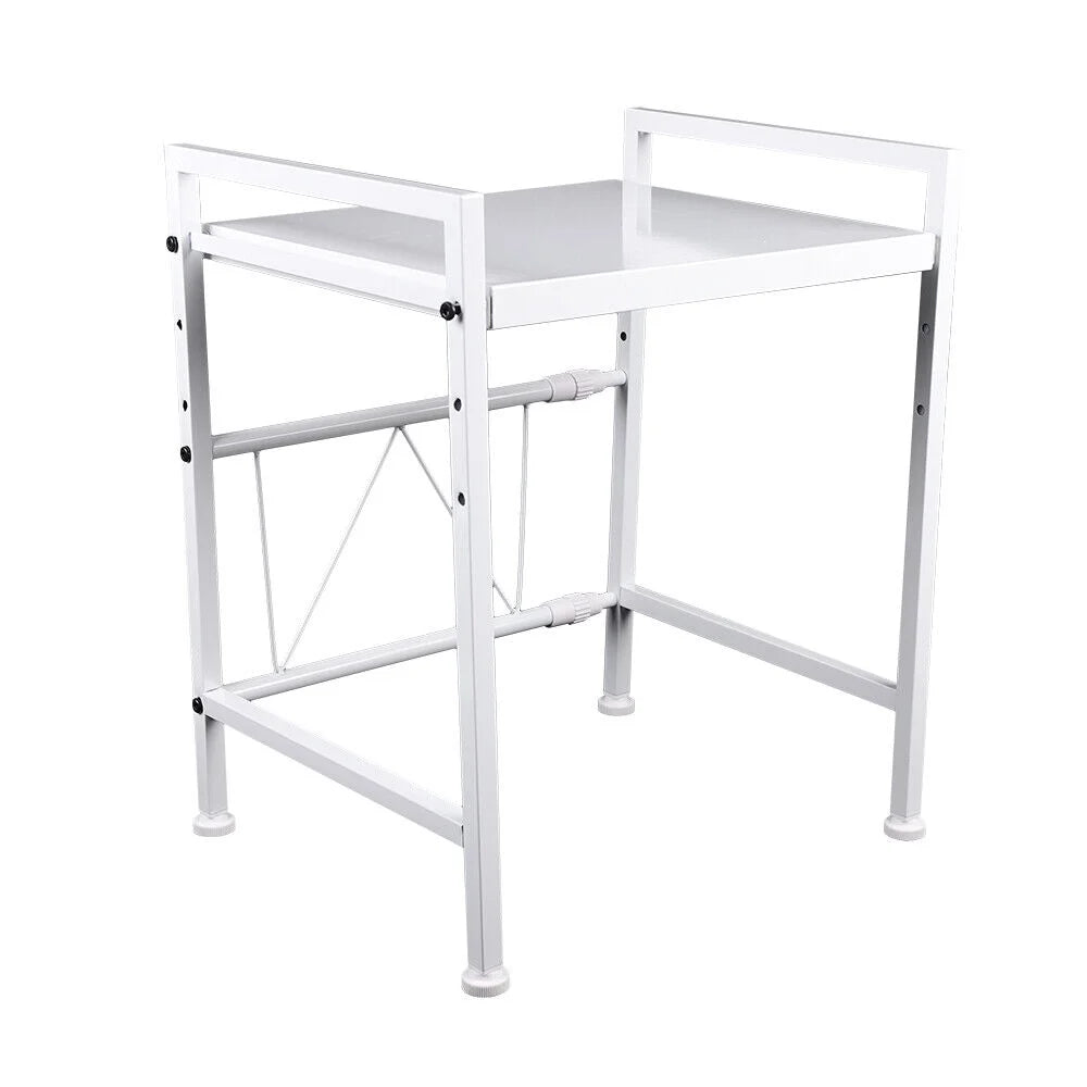 2-Tier Kitchen Storage Cart Microwave Oven Rack Stand Shelf F7945