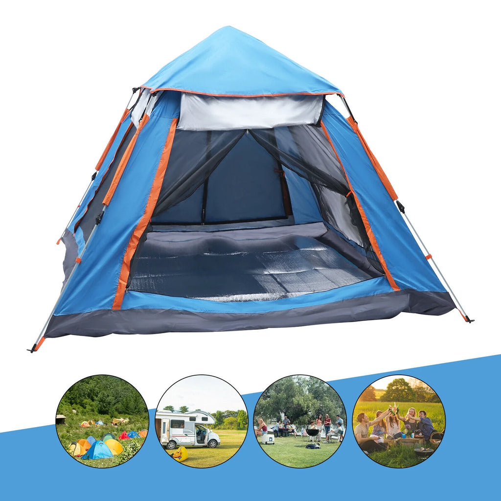 Blue Pop Up Tent for 4-5 Person M183813