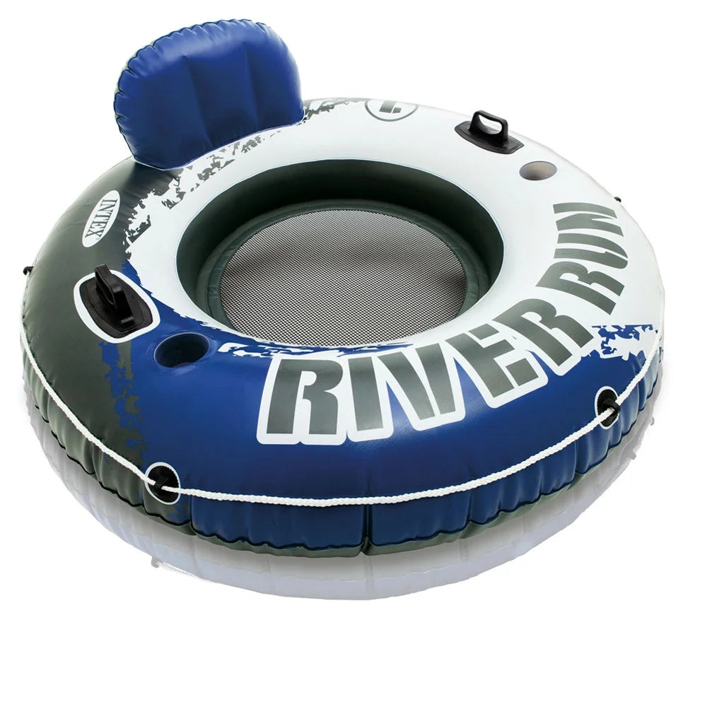 Inflatable 2 Person Raft with 1-Person Inflatable Tube (2 Pack) Y9022