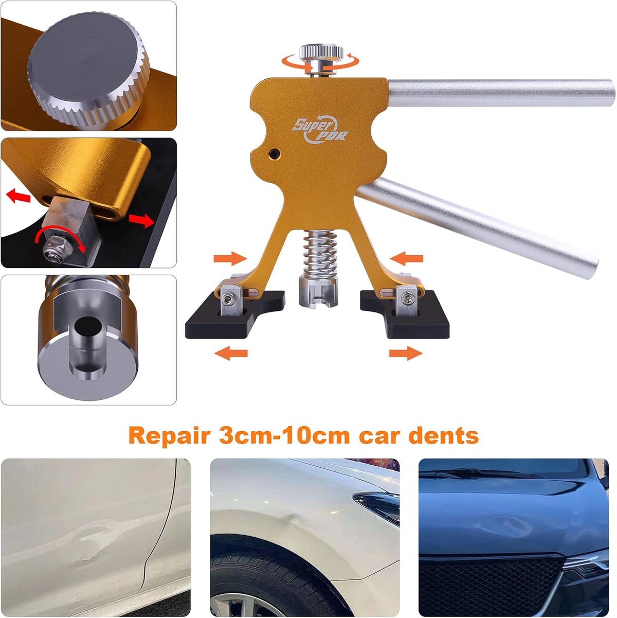 68 Pcs Paintless Dent Removal Tools Kit S322