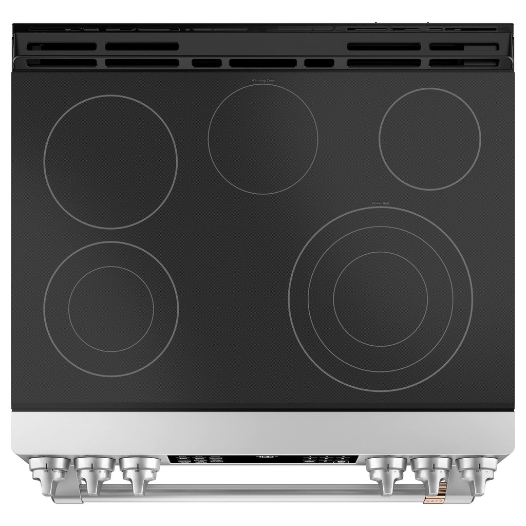 Slide-In Radiant and Convection Range Stainless Steel E764