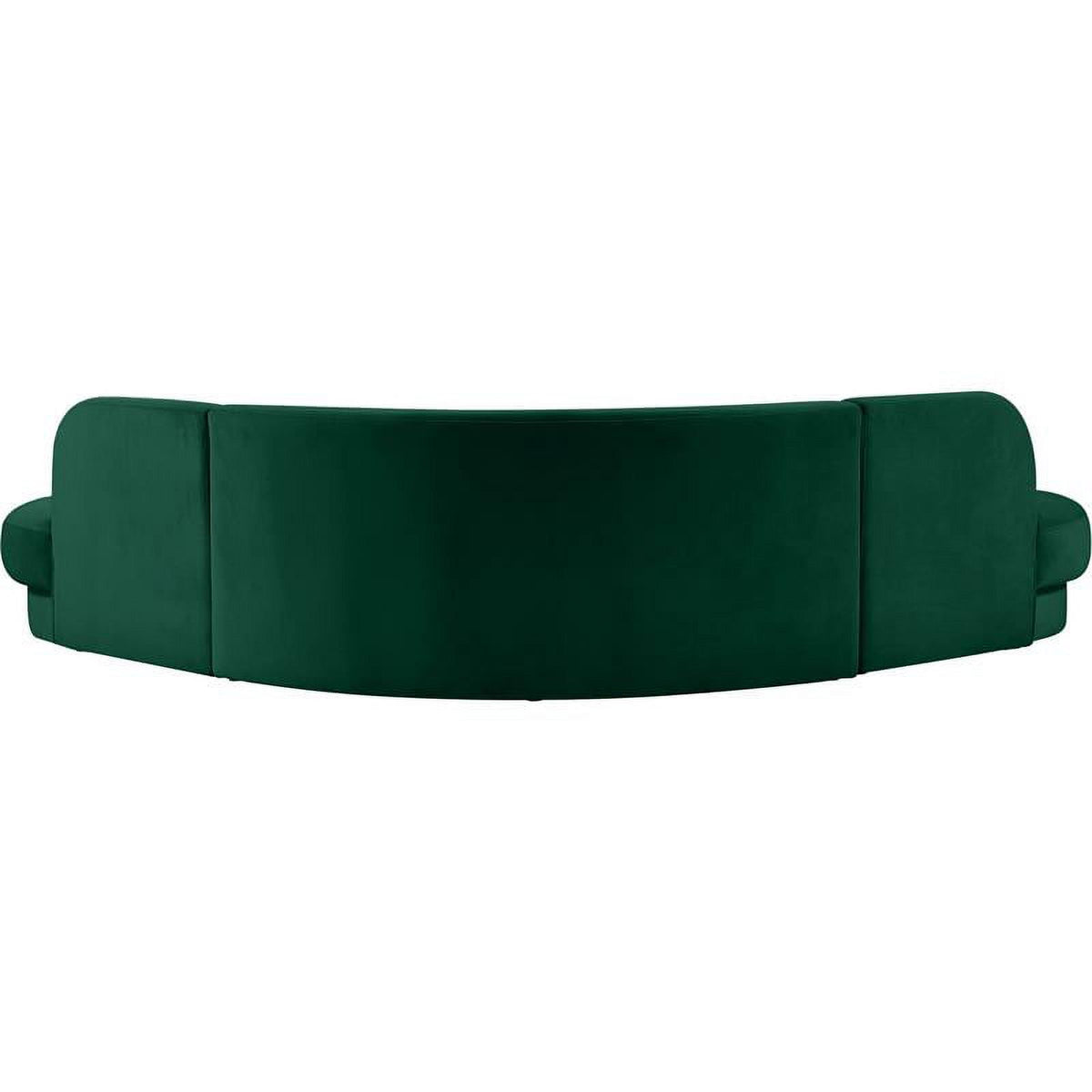 Green Velvet 3pc. Sectional G22296