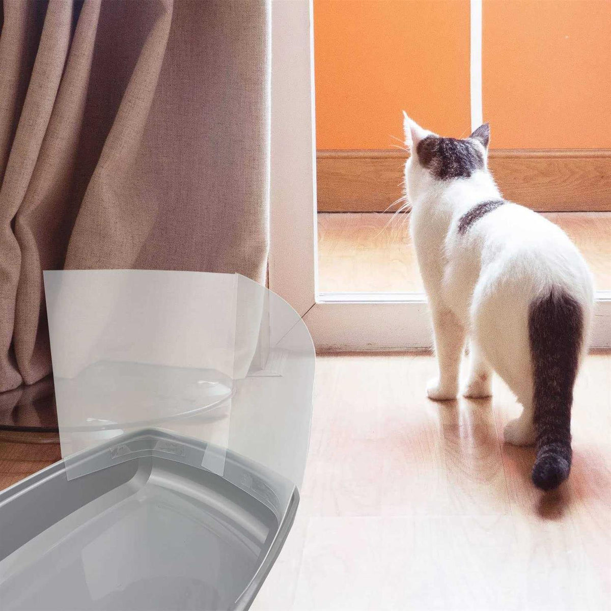 3 Pcs Cat Litter Box Pee Shields W975561