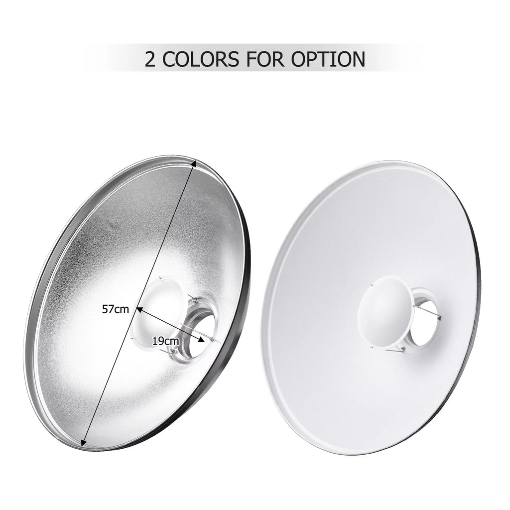 22 Inch Beauty Dish Reflector Diffuser with Honeycomb Soft Cloth O804279