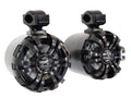 Rockville WB65 Black 6.5x22 600W Metal Marine Wakeboard Swivel Tower Speakers D87644