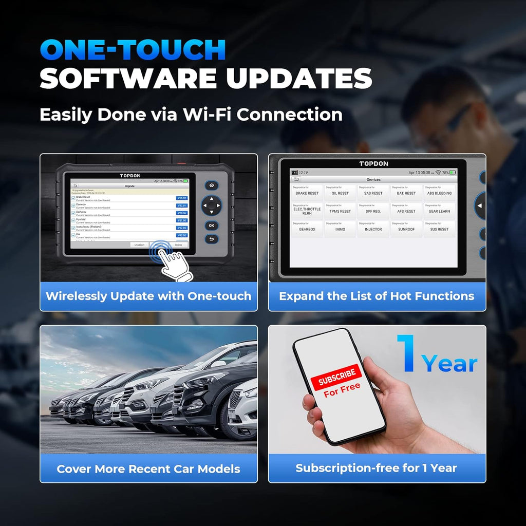 OBD2 Scanner with All System Scan Tool, Code Reader E9905