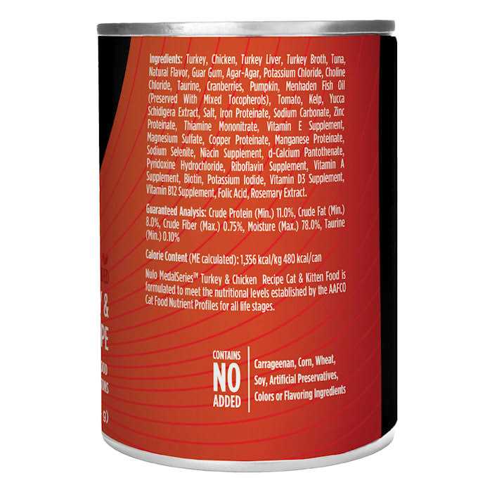 Grain Free Turkey & Chicken Cat & Kitten Food Y697203