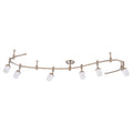 6-Light LED Flex Track Brushed Nickel D7325