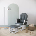 White Glider and Ottoman T7961