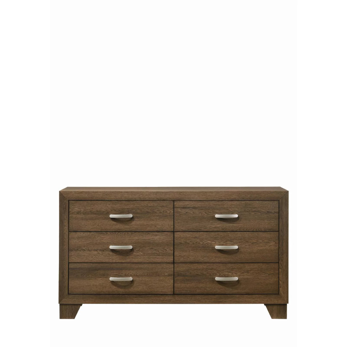 Oak 6-Drawer Composite Wood Dresser Q213