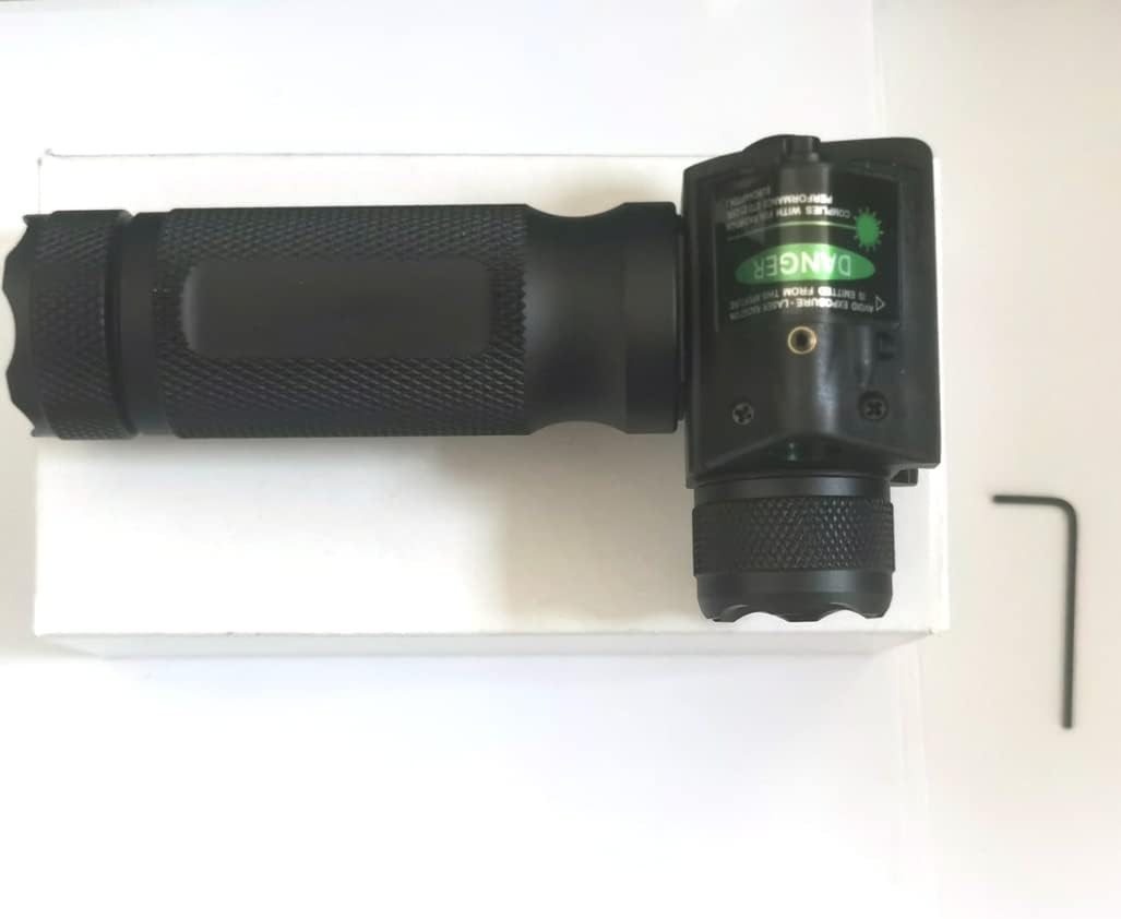 Pack of 2 Green Tactical Flashlight with Strobe K247749